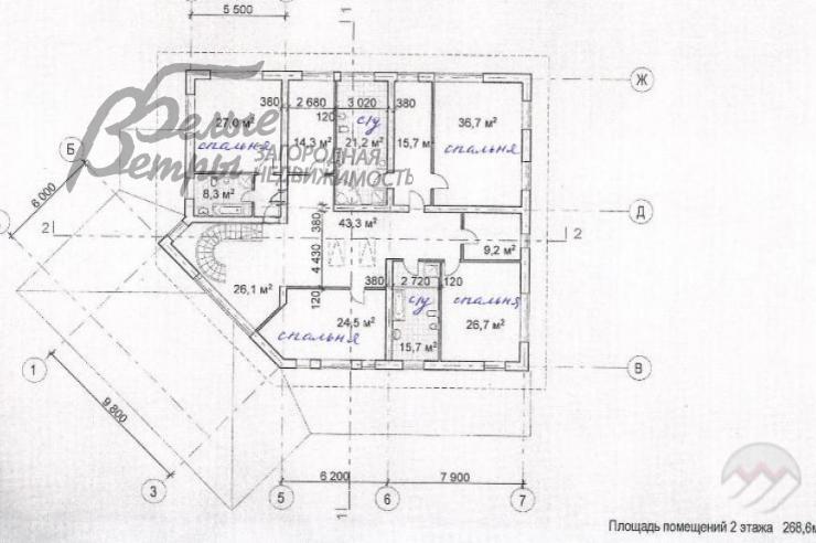 Дом МосДачТрест к/п Троицк id 177-402 планировка1