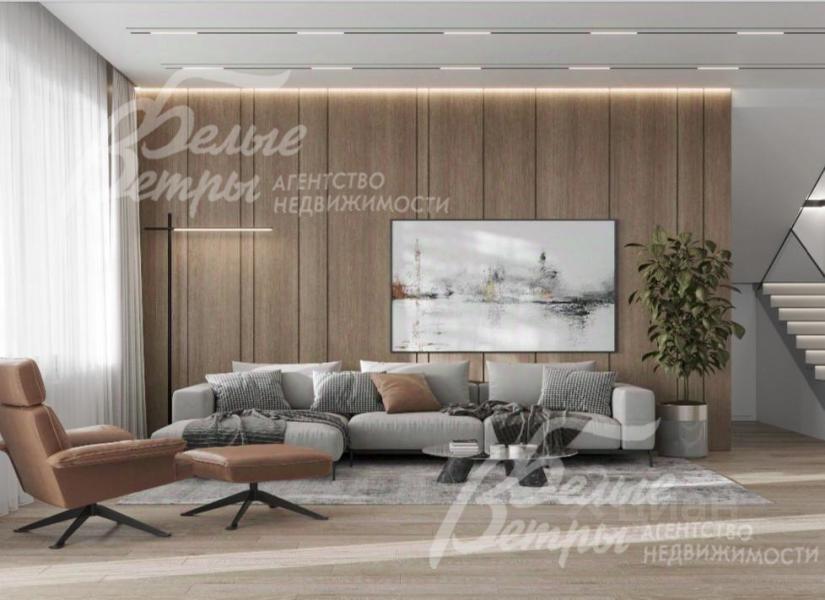 Визуализация: интерьер просторной гостиной (есть дизайн-проект)