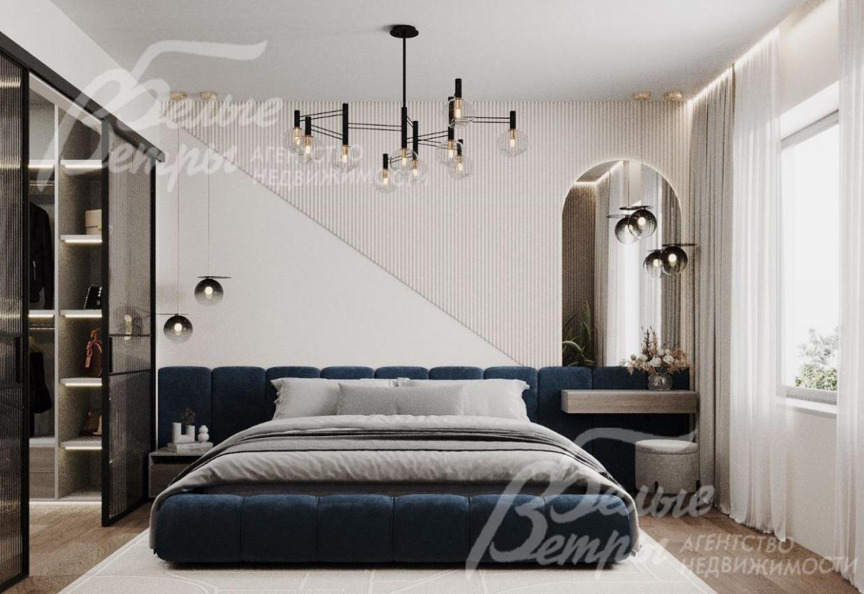 Спальня - визуализация проекта интерьера