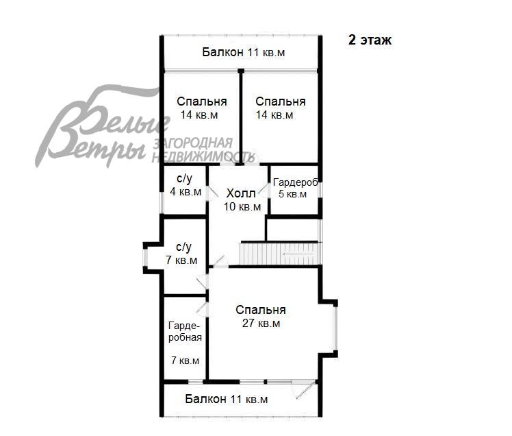 Дом в аренду Президент к/п  id 166-043 планировка1