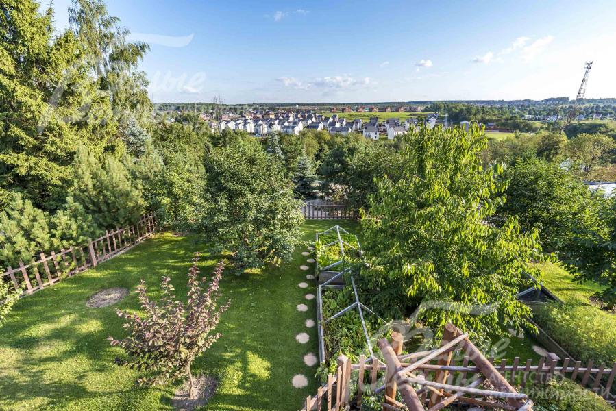 На участке плодовый сад и огород