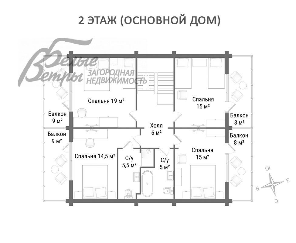 Дом Безобразово  id 553-203 планировка1