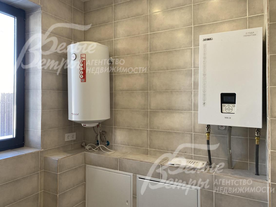 Установлен котел и бойлер