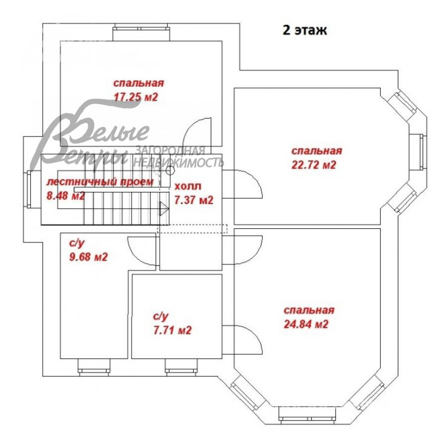 Дом Звезда-95 к/п Кленово id 305-814 планировка1