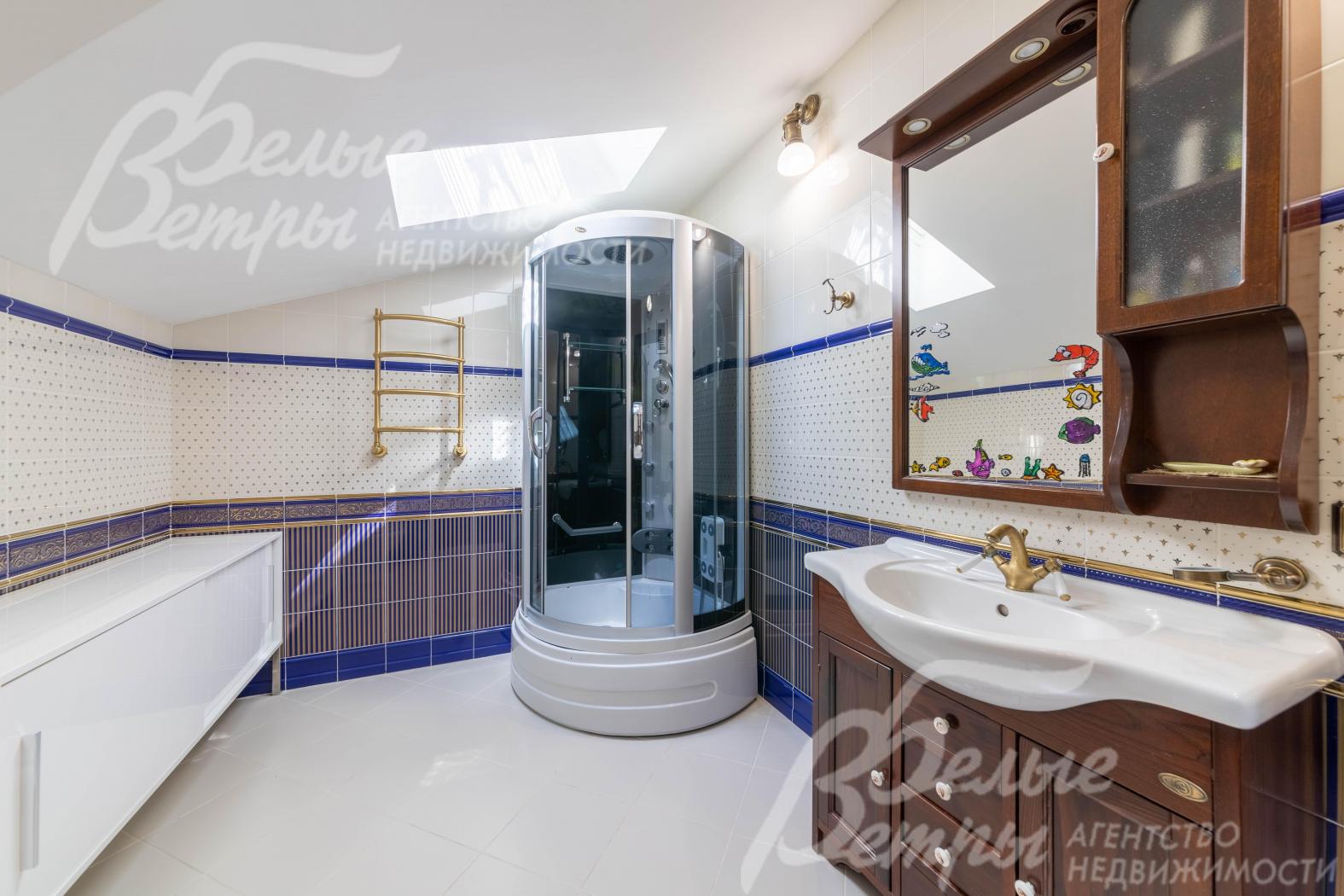 Санузел в гостевой спальне на 3ем этаже