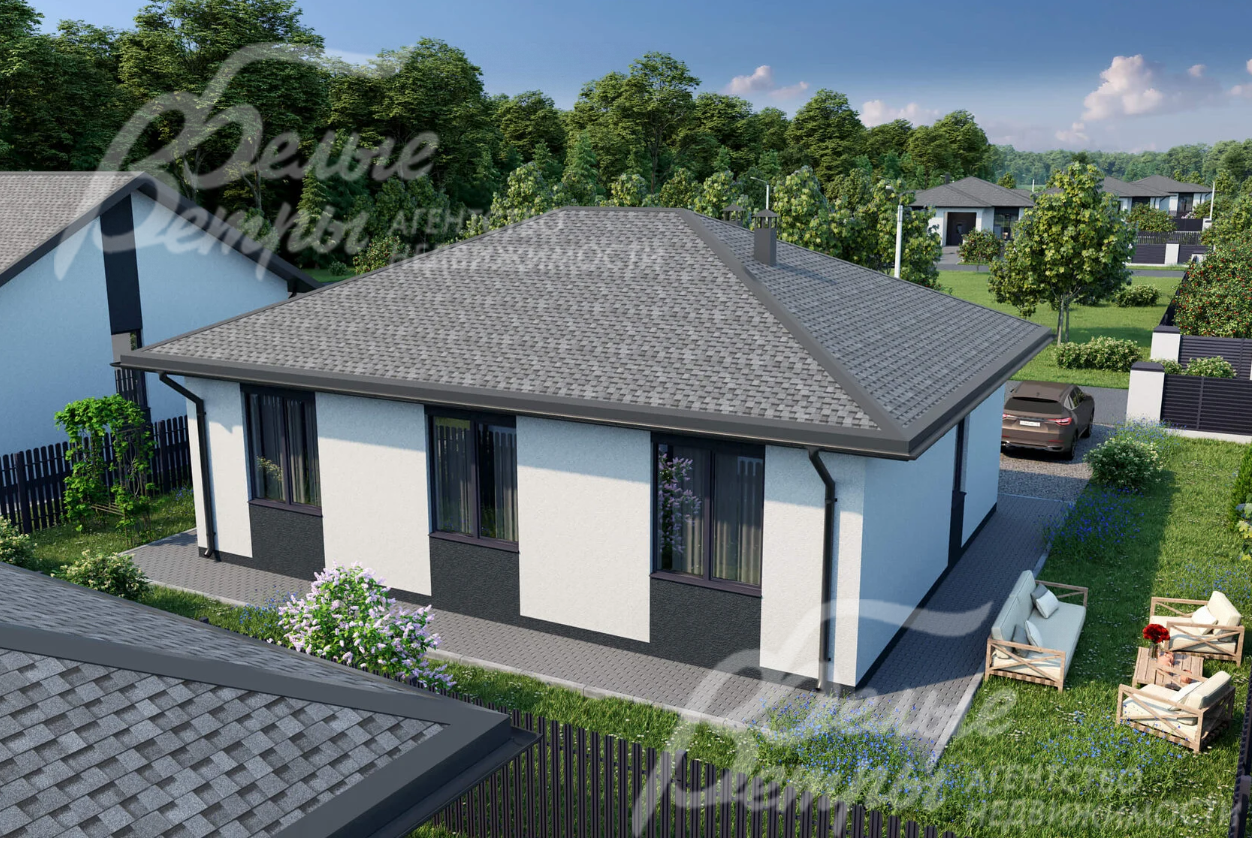 Визуализация проект Маяковский 96 кв.м