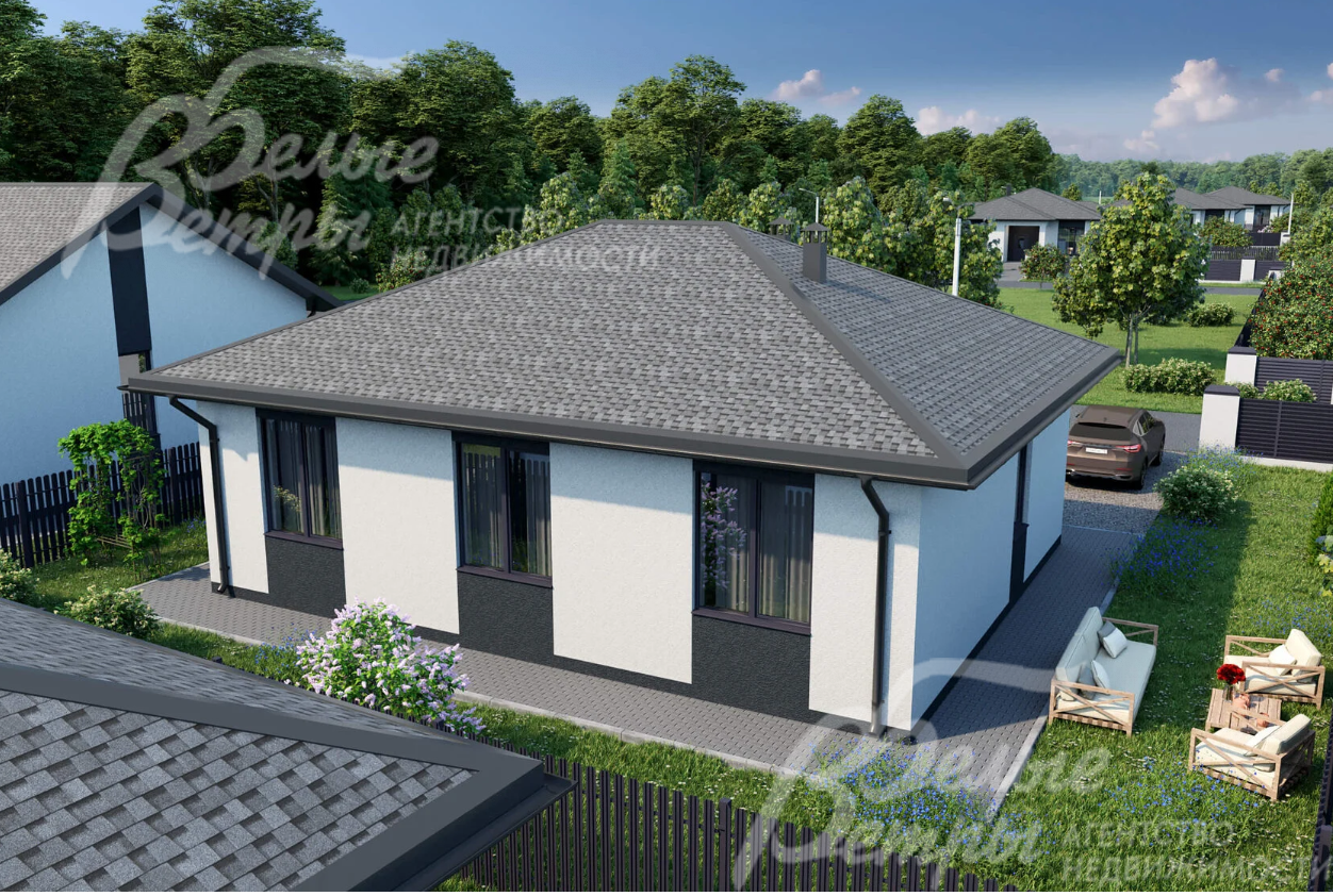 Визуализация проект Маяковский 96 кв.м