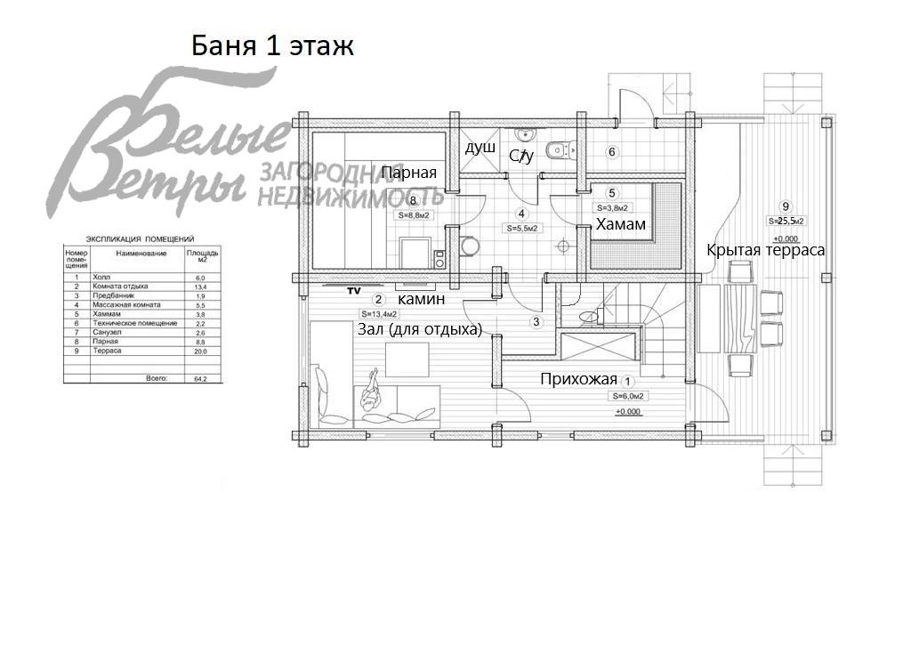 Дом Сенькино-Секерино  id 334-821 планировка4