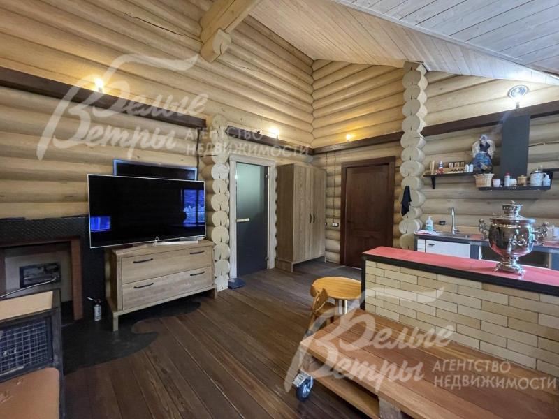 Комната отдыха с кухней в бане