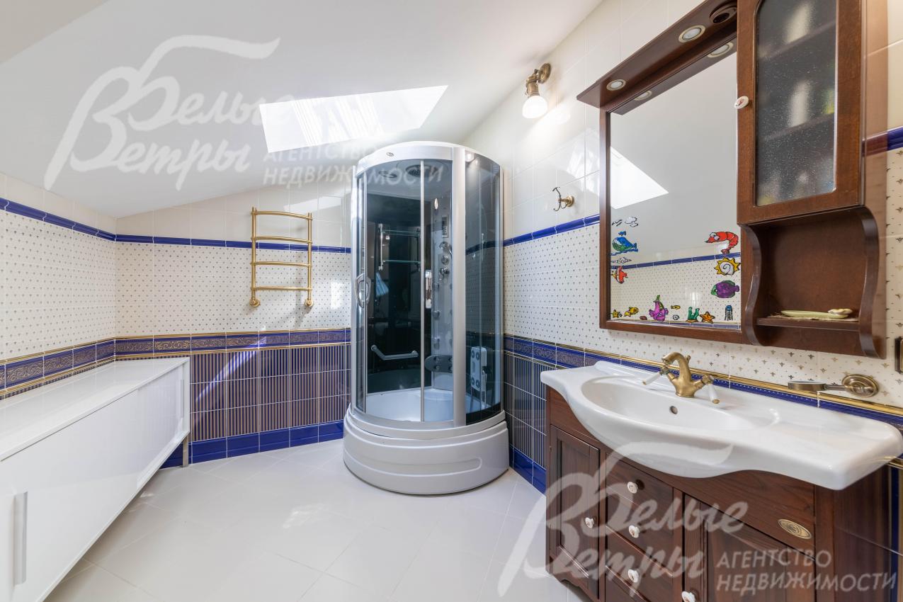 Санузел в гостевой спальне на 3ем этаже