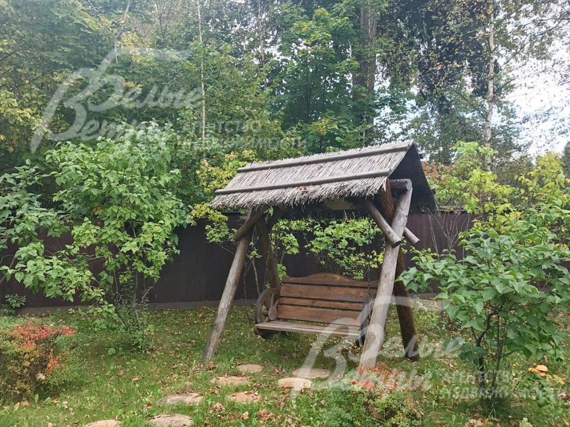 На участке растет множество взрослых деревьев