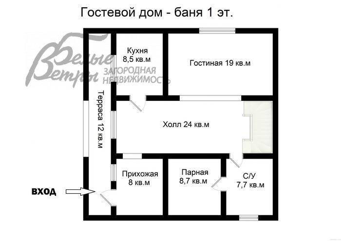 Дом Бурцево КП Бурцево id 231-807 планировка0