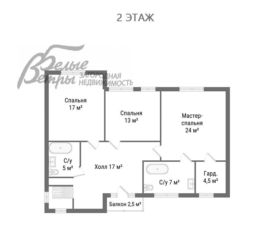 Дом Лисья горка   id 750-201 планировка1