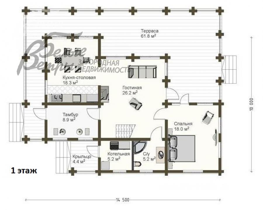 Дом Прованс к/п Сенькино-Секерино id 526-802 планировка0