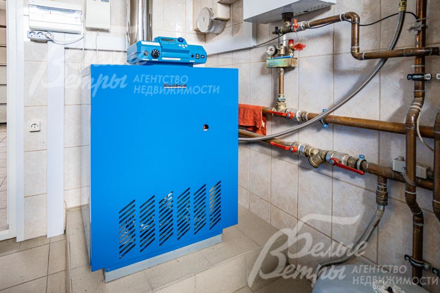 Газовый котел Buderus 50 кВт + электрический котел 9 кВт