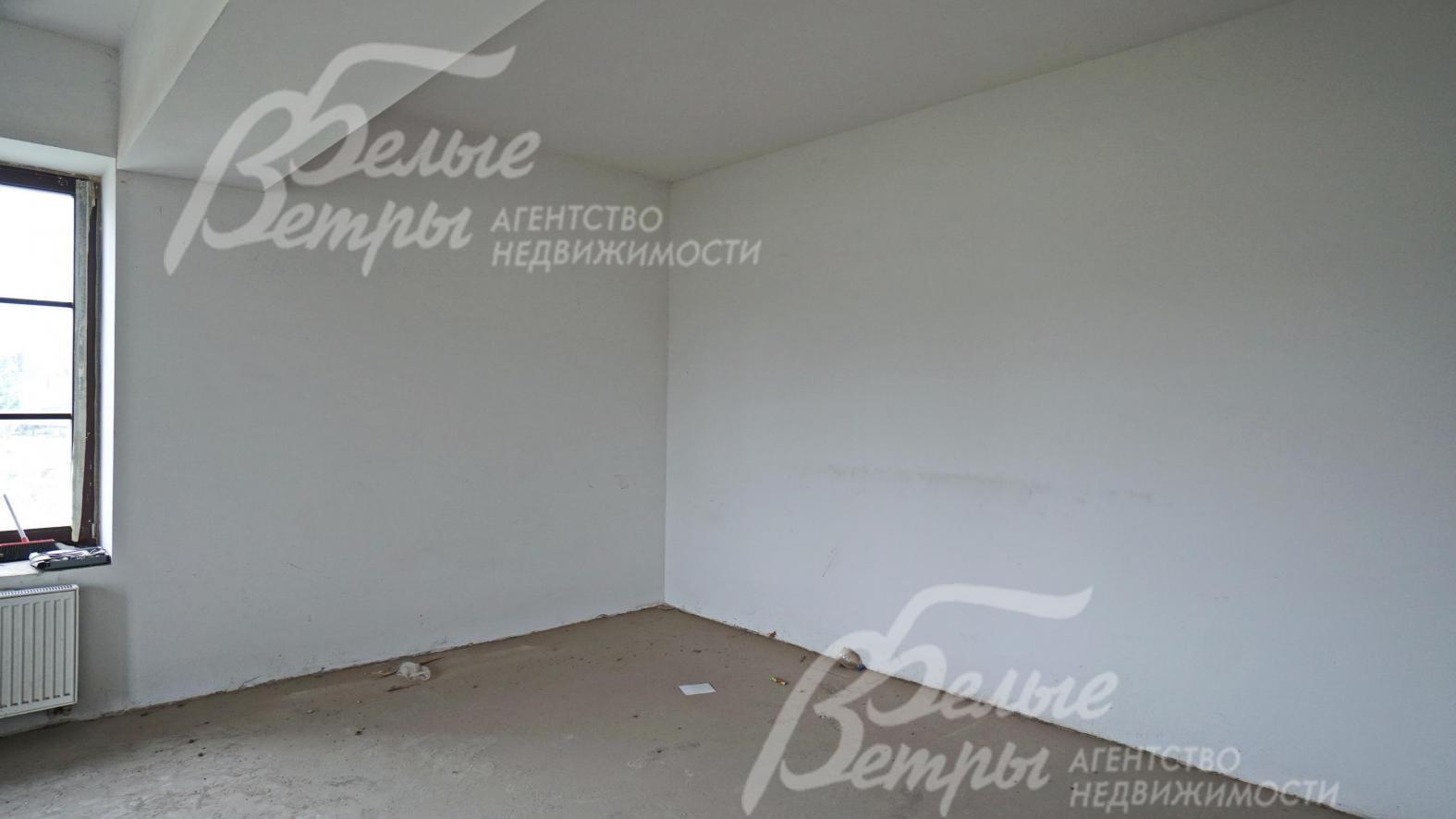 Стены оштукатурены