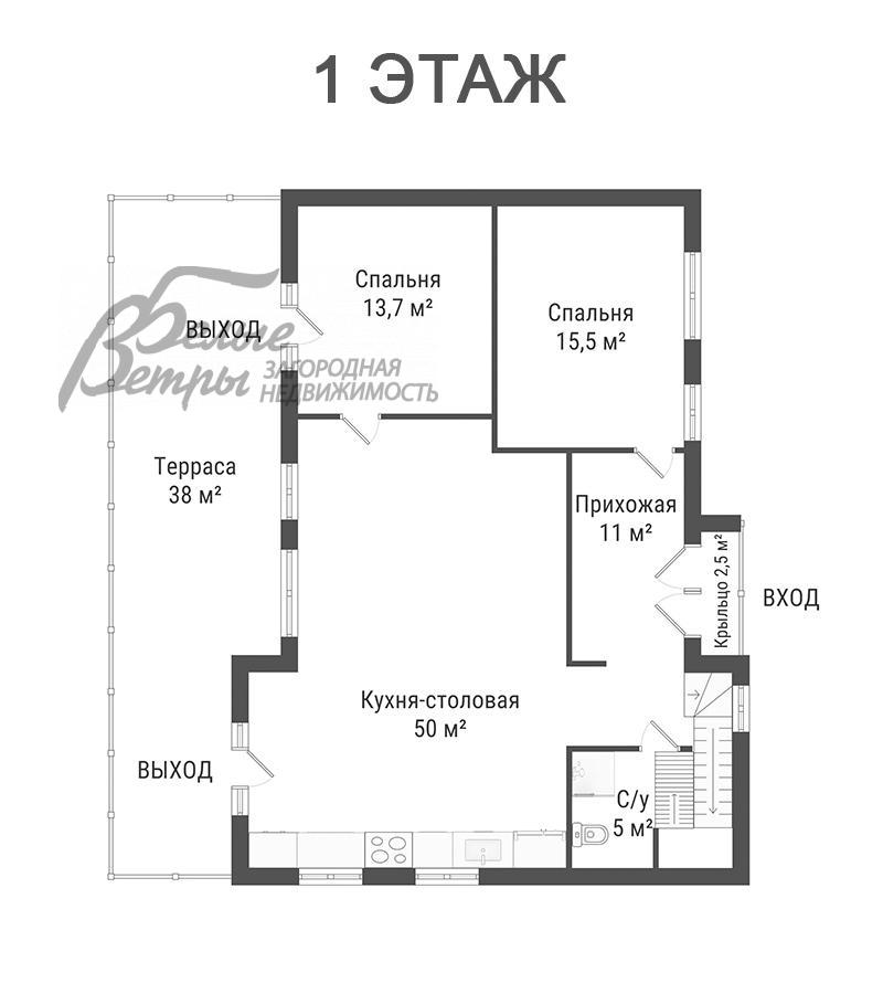 Дом Лисья горка   id 750-201 планировка0