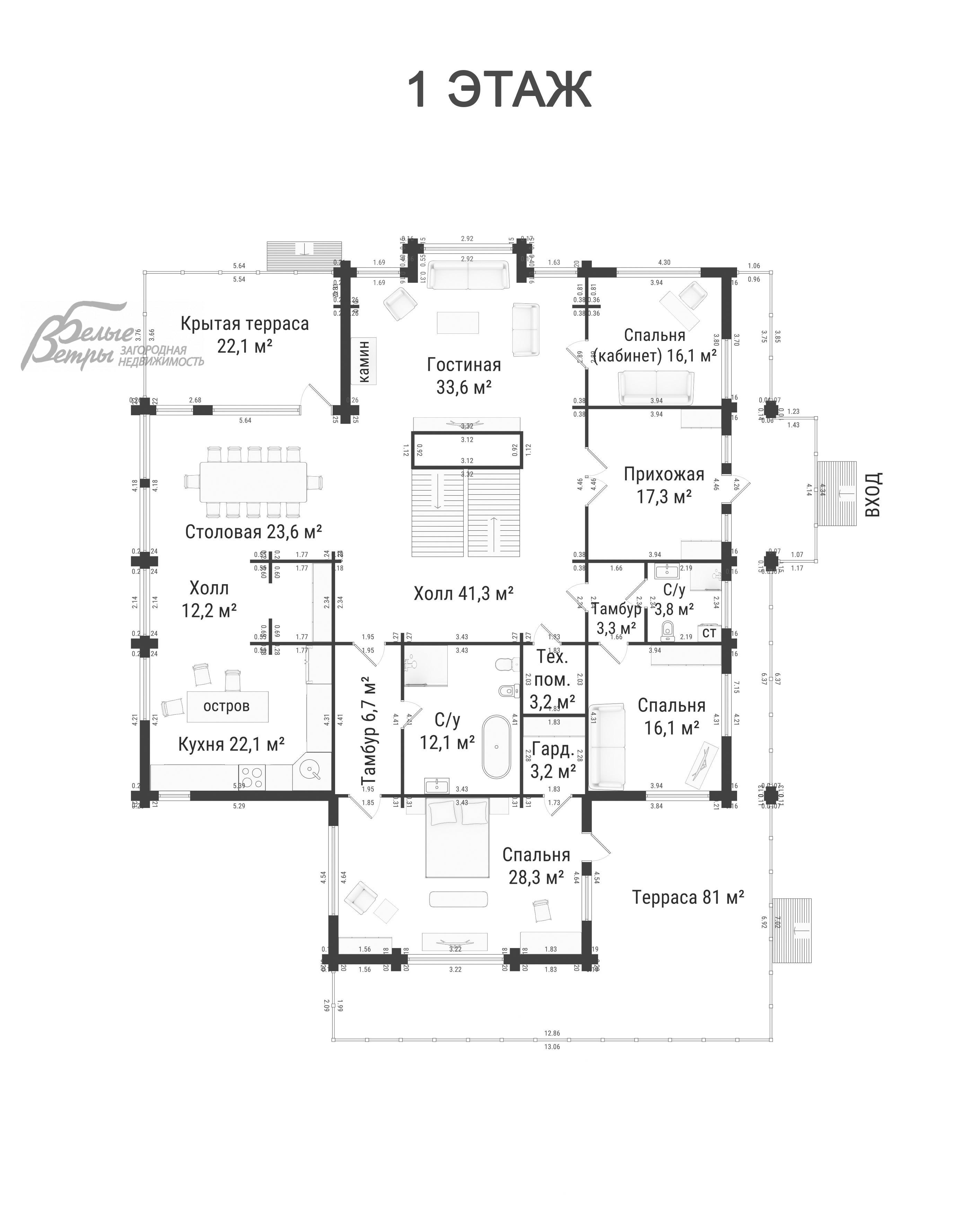 Дом Сосновый бор к/п Кленово id 328-426 планировка0