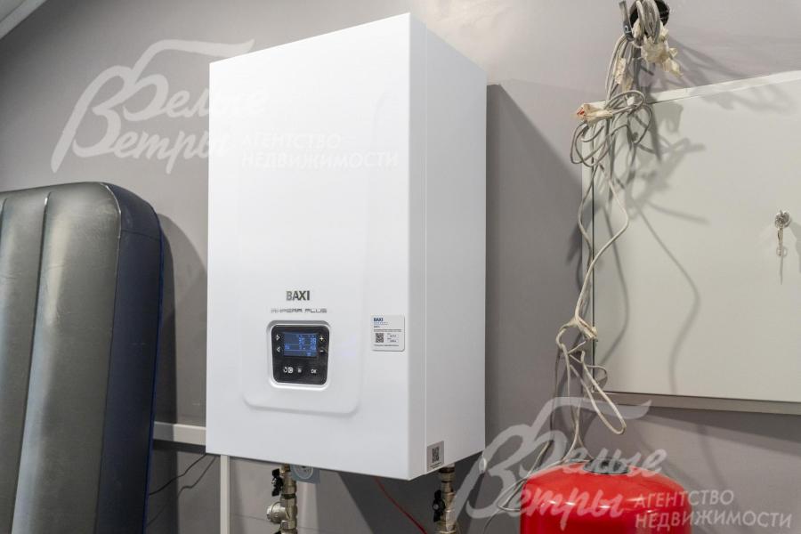 Котельная оборудована электрическим котлом и бойлером косвенного нагрева