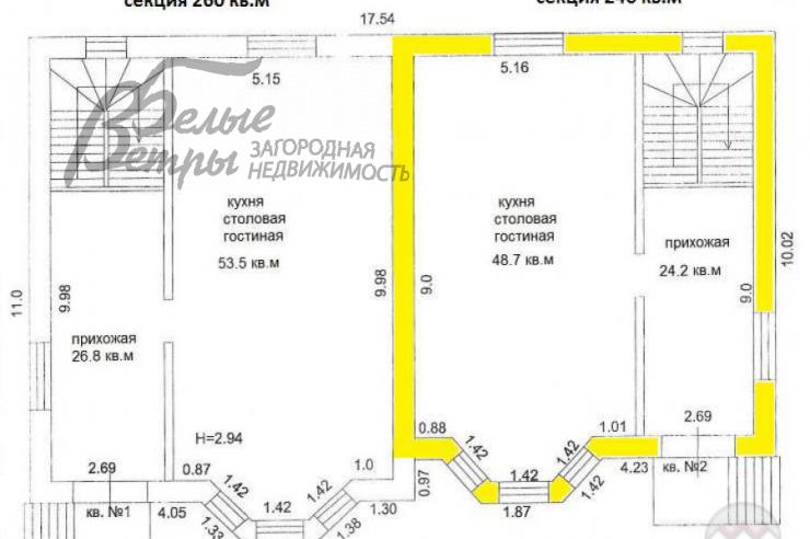 Таунхаус Десна СНТ Городище id 361-807 планировка1
