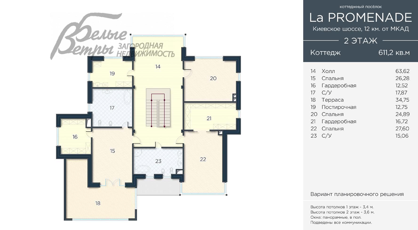 Дом Променад КП Бурцево id 227-739 планировка1