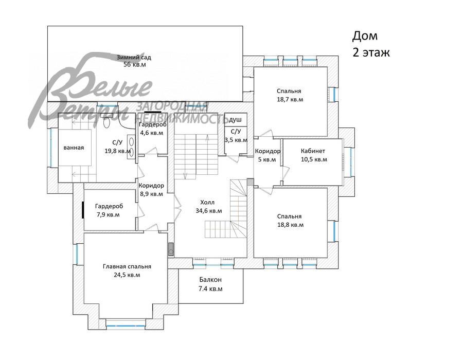 Дом Сенькино-Секерино  id 334-821 планировка2