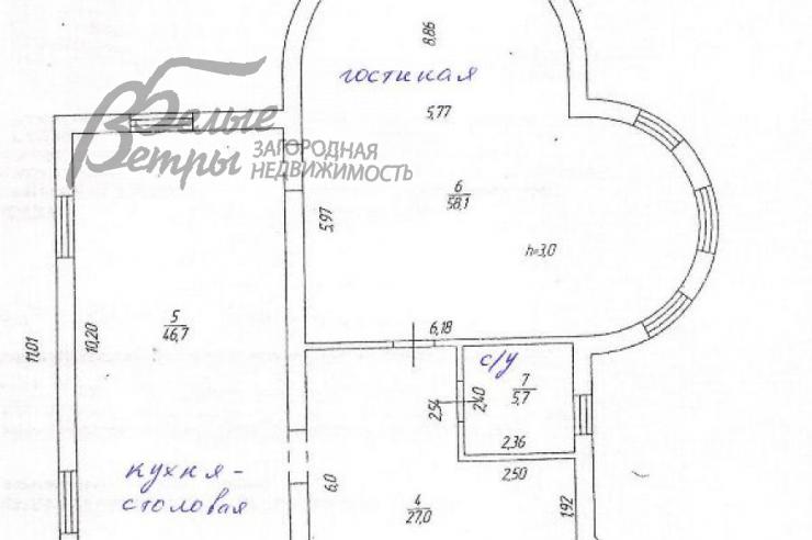 Дом Мишуткино КП Новоглаголево id 407-203 планировка1