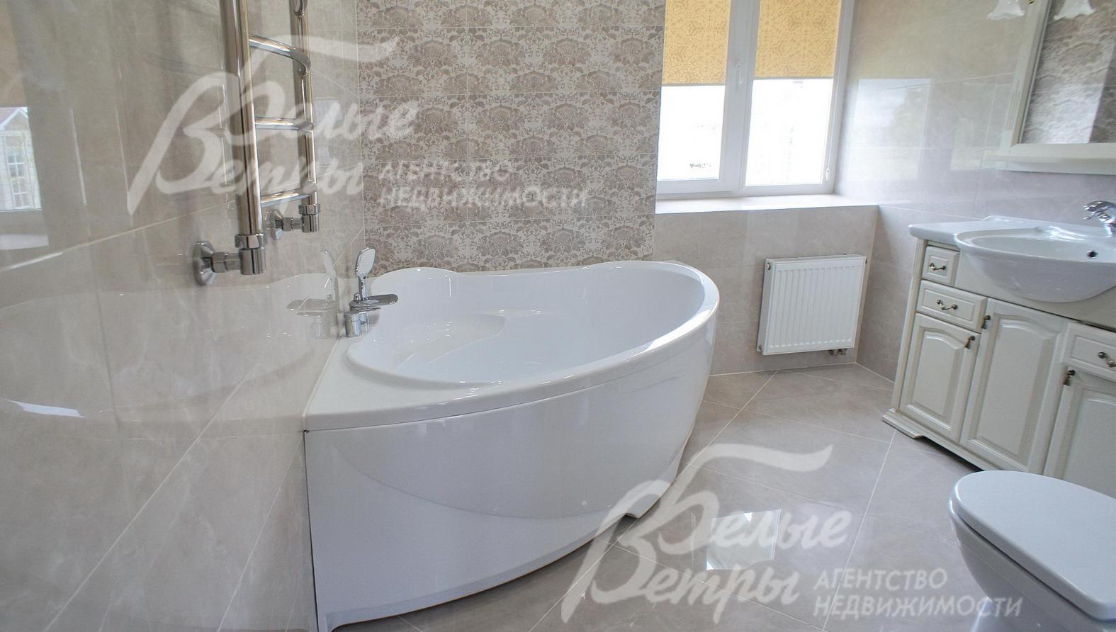 С/у в спальне на втором этаже