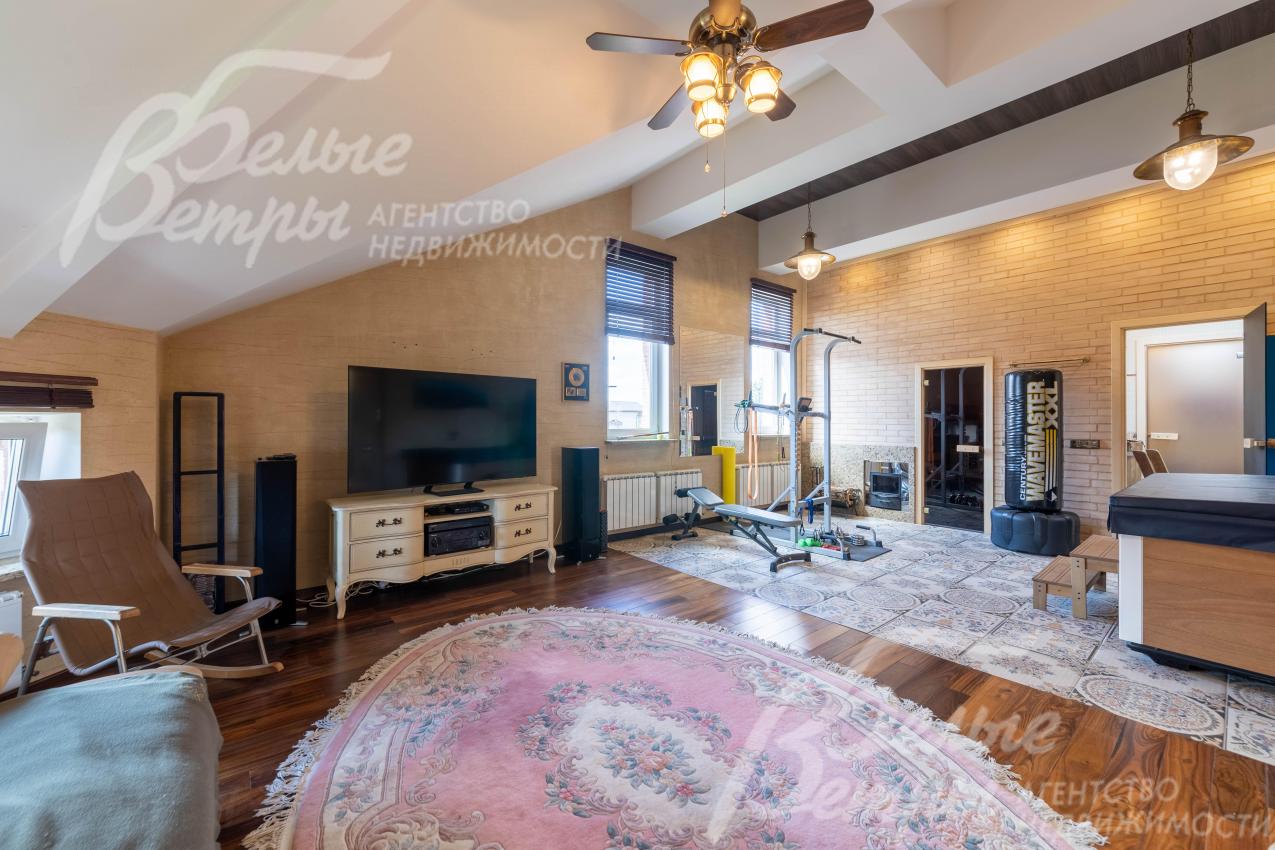 Комната отдыха в СПА-зоне в мансарде