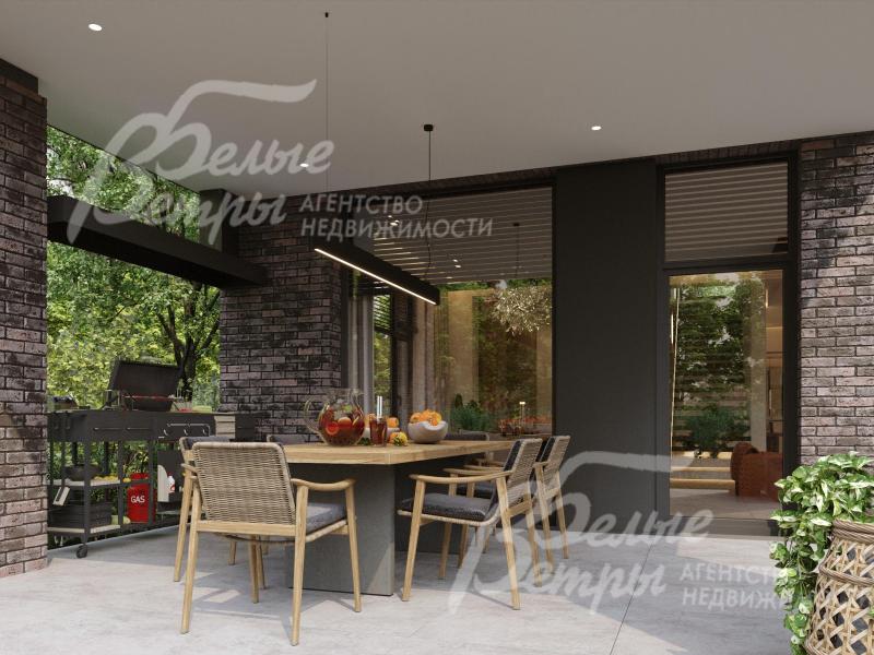 Крытая терраса - визуализация