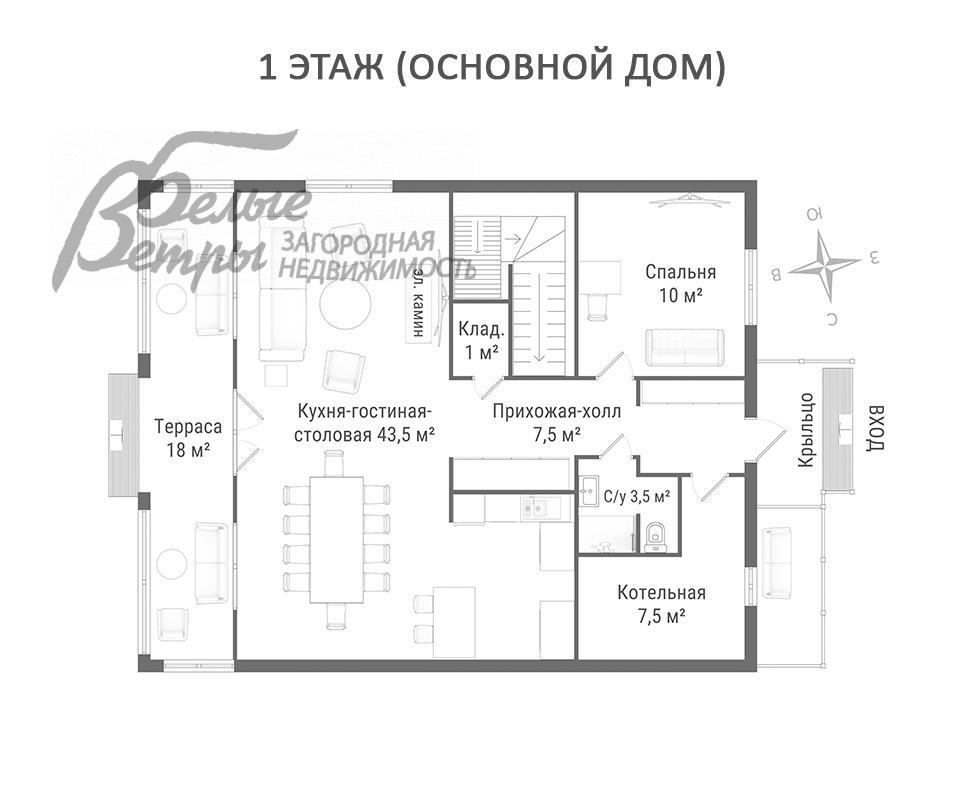 Дом Безобразово  id 553-203 планировка0