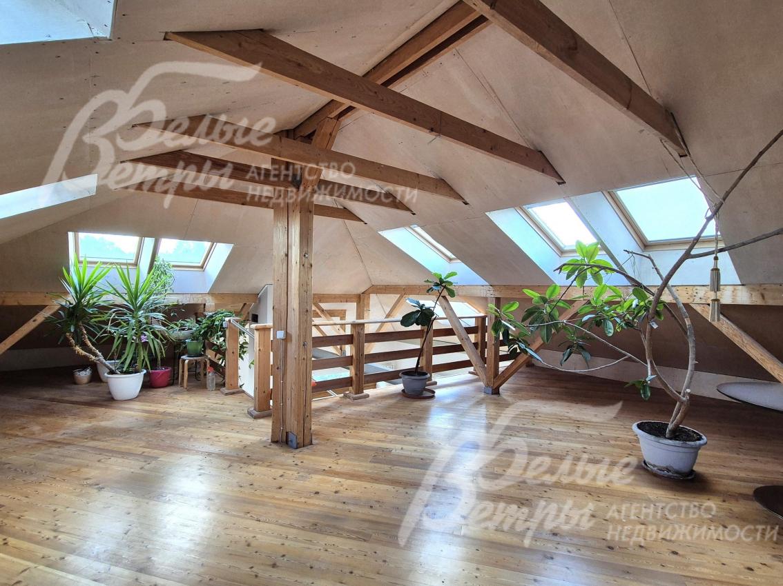 Мансарда со свободной планировкой.