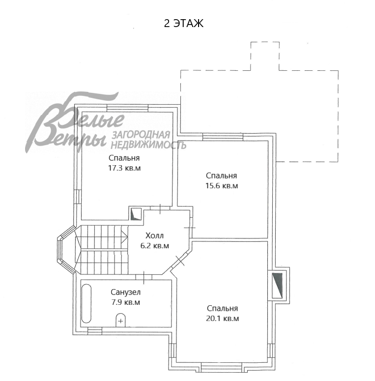 Дом Ильичевка к/п Ильичевка id 110-458 планировка2