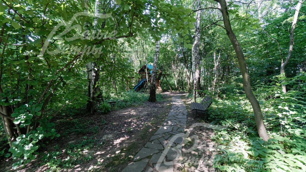 Детский городок в лесной зоне