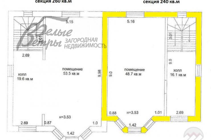 Таунхаус Десна СНТ Городище id 361-807 планировка2