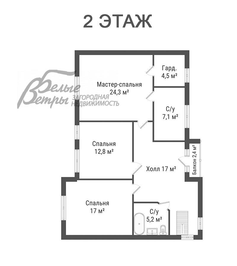 Дом Лисья горка   id 750-201 планировка1