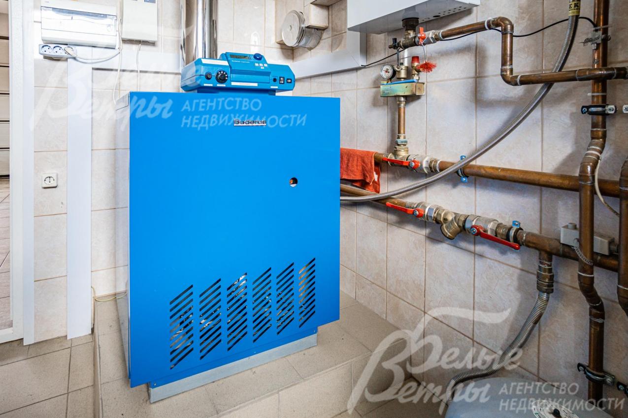 Газовый котел Buderus 50 кВт + электрический котел 9 кВт