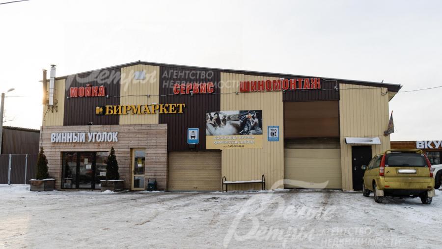 Шиномонтаж, автомойка, автосервис, бирмаркет и винный уголов на территории поселка Солнечный город