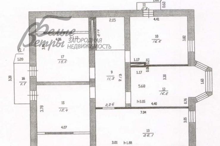 Дом Сенькино-Секерино  id 334-801 планировка1