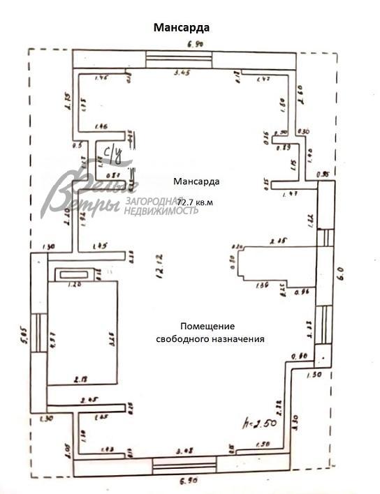 Дом в аренду Согласие-1 к/п Фоминское id 316-002 планировка3