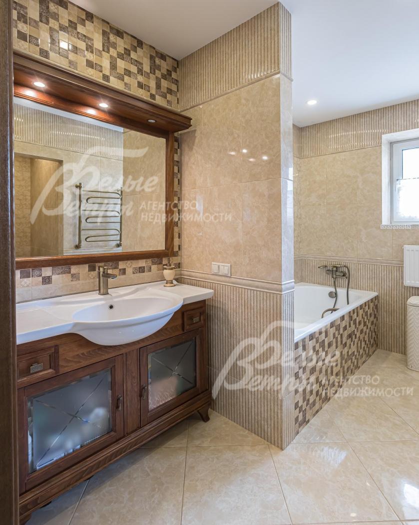 Санузел 11 кв.м с ванной и душевой.