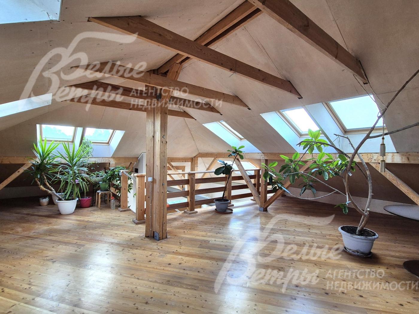 Мансарда со свободной планировкой.