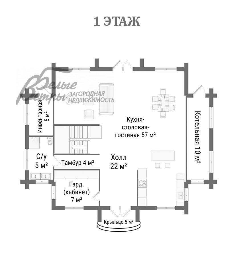 Дом Дубки СНТ Газопровод id 559-203 планировка0