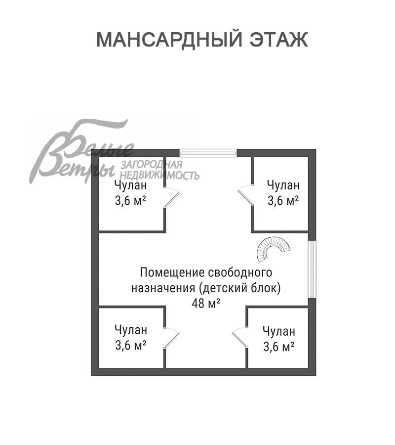 Таунхаус Ново-никольское ЖК  id 760-401 планировка3