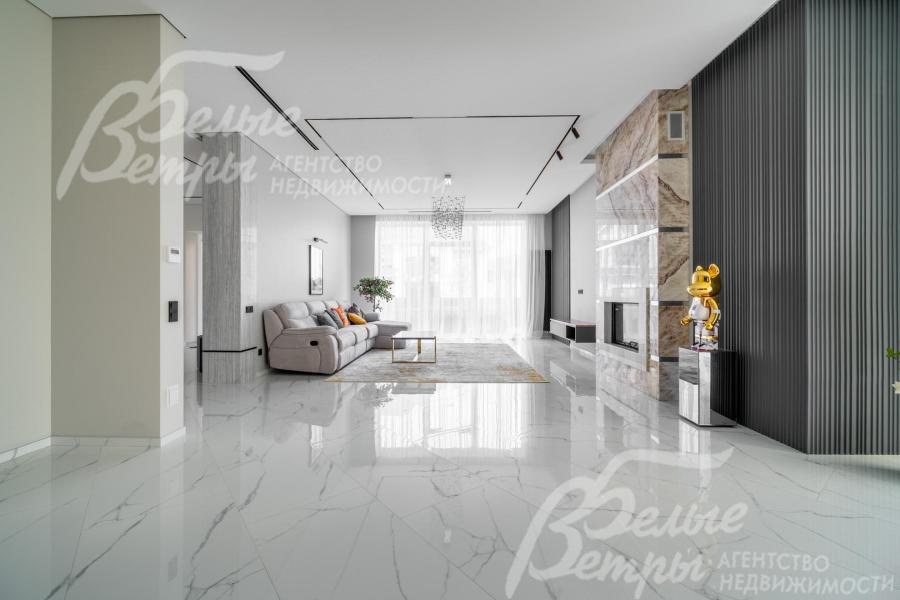 В интерьере – импортные отделочные материалы, гипсовые 3-D панели