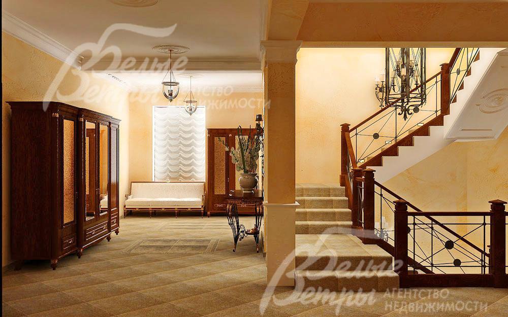 Визуализация: холл 32 кв.м