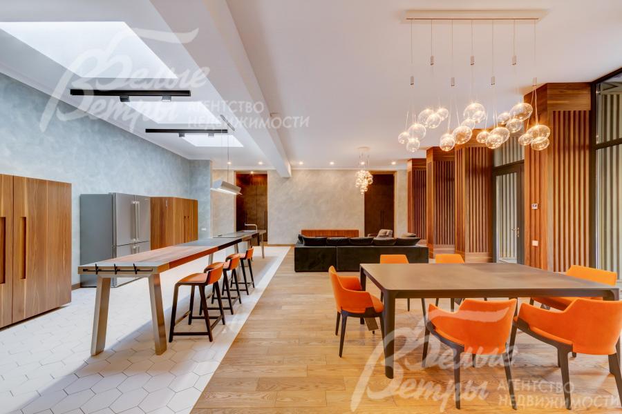 Гостиная площадью 102.5 кв.м