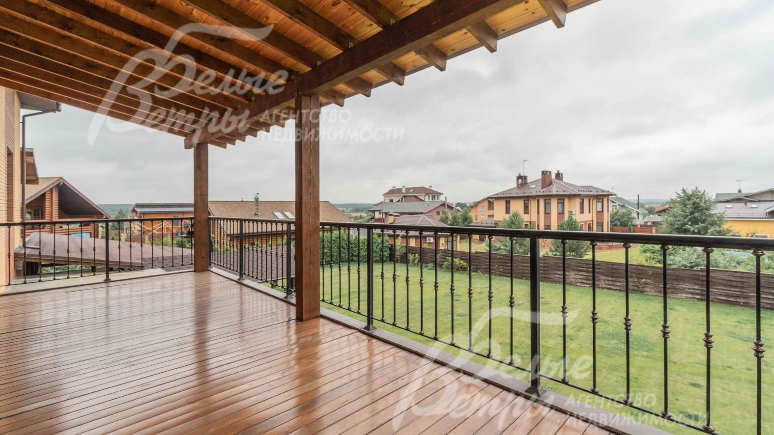 Терраса 28 кв.м на втором этаже