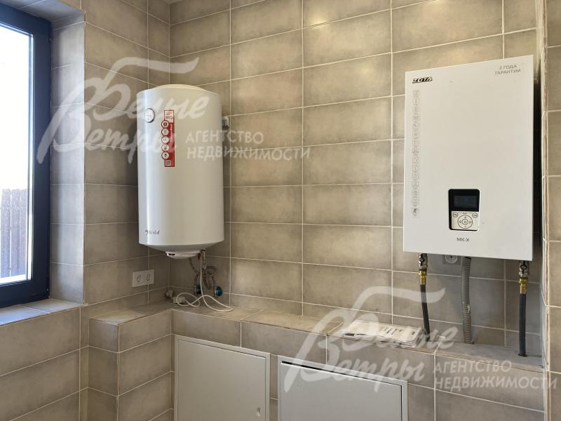 Установлен котел и бойлер